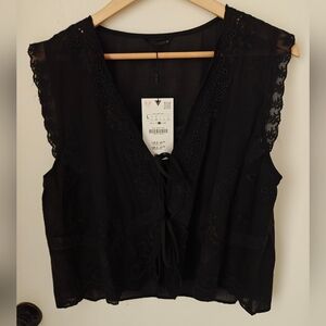 Zara Lacey Top